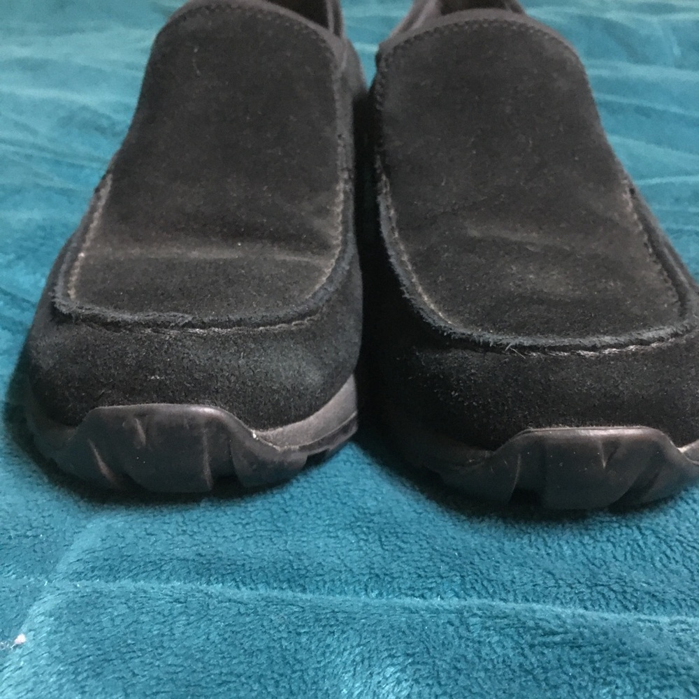 Lands' End All Weather Slip On Suede Moc UNISEX Women 11D / Men 9.5D